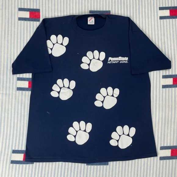 Vintage Penn State PSU double sided short sleeve shirt - Picture 1 of 8